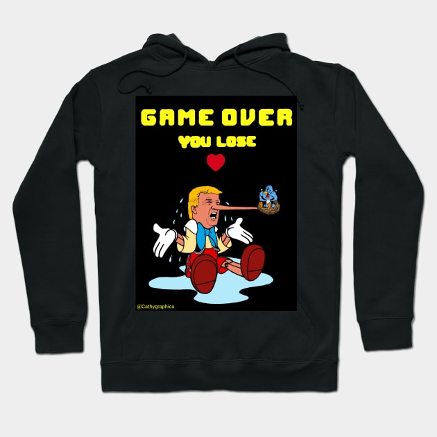 Game over Hoodie by CathyGraphics